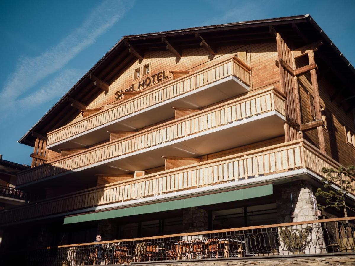 Shed Hotel Verbier Exterior foto